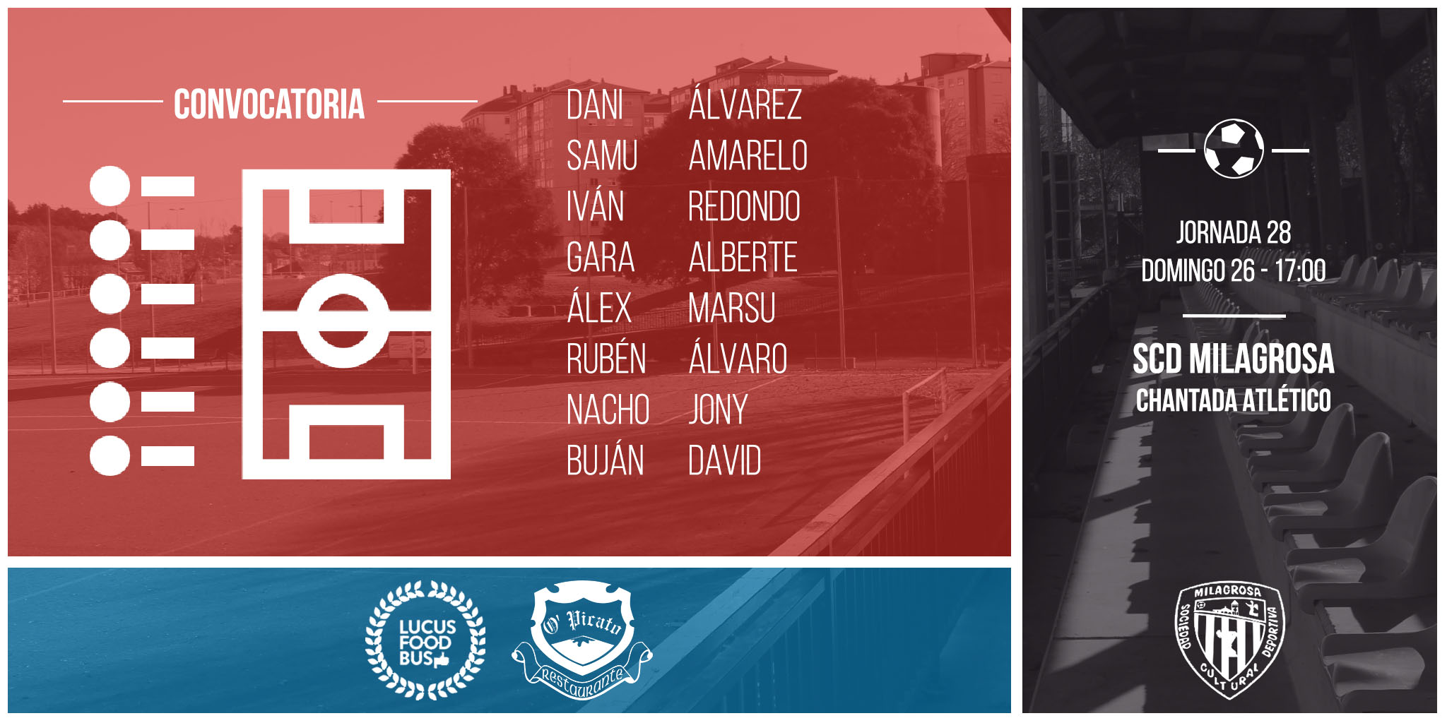 CONVOCATORIA j28 mas