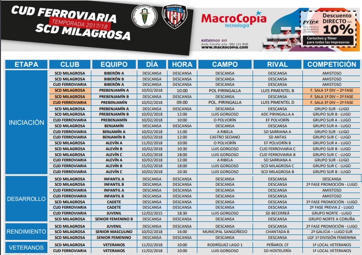horarios 10 y 11